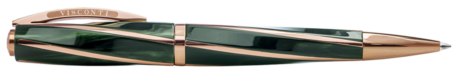 Divina Elegance Collection - Visconti Divina Elegance Collection Pearlescent Green/Bronze & Gold Plating Ballpoint